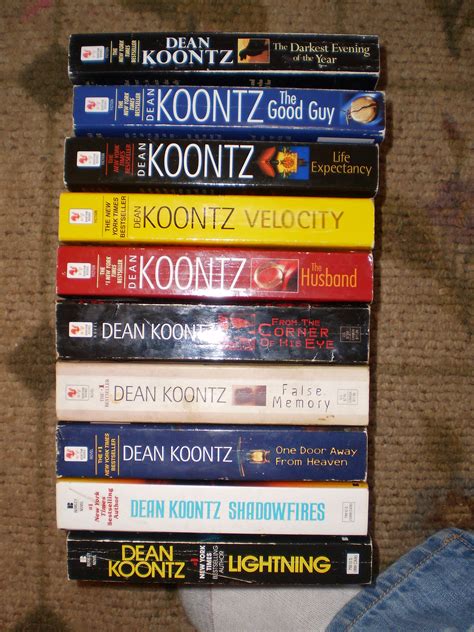 √ Dean Koontz Book List