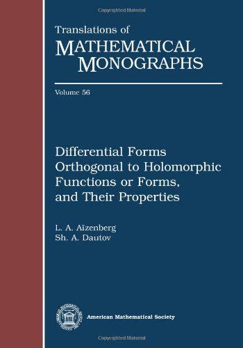 Differential Forms Orthogonal to Holomorphic Functions or Forms, and ...