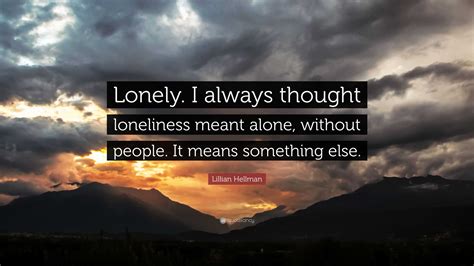 Loneliness Quotes