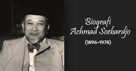 Biografi Achmad Soebardjo Lengkap