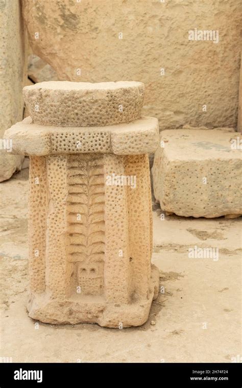 The Ħaġar Qim Megalithic Prehistoric Temples. A UNESCO World Heritage Site in Qrendi, Malta ...