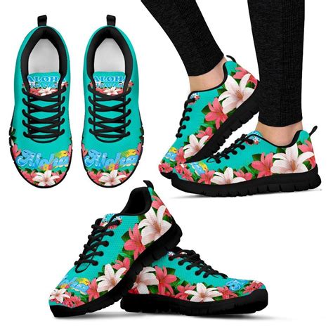 Aloha Hawaiian Flower Women Sneakers Shoes - JorJune