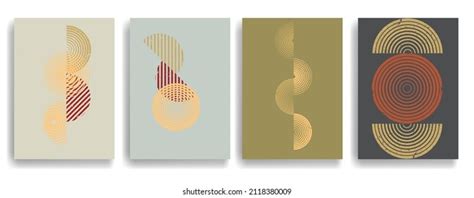 Modern Poster Minimalist Design Elements Grunge Stock Vector (Royalty ...