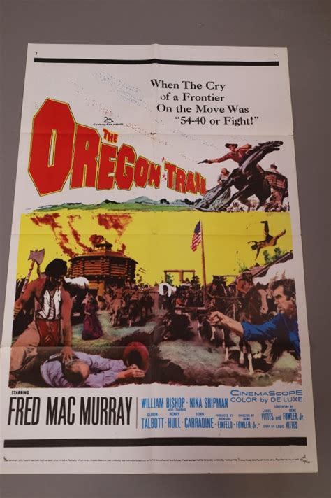 THE OREGON TRAIL MOVIE POSTER - Redlands Antique Auction