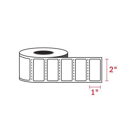 2" x 1" - Zebra Compatible Labels (1300 Labels / Roll) - enKo Products