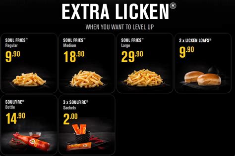 Chicken Licken Menu Prices & Specials