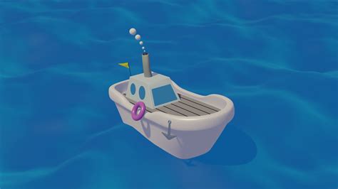 Low Poly Game Ready Boat 3D - TurboSquid 2096484