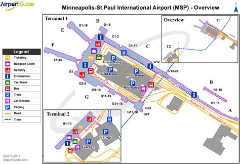 Msp Airport Terminal Map - Map Pasco County