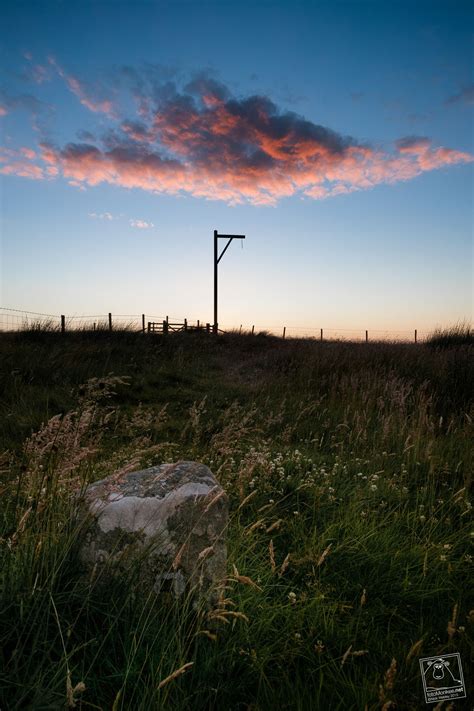 Hangmans sunset, Winters Gibbet, Elsdon, Northumberland, UK Uk Castles ...