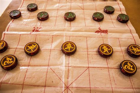 Chinese Chess Board with Pieces image - Free stock photo - Public Domain photo - CC0 Images