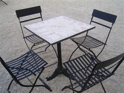 Iron Table And Chairs Free Stock Photo - Public Domain Pictures