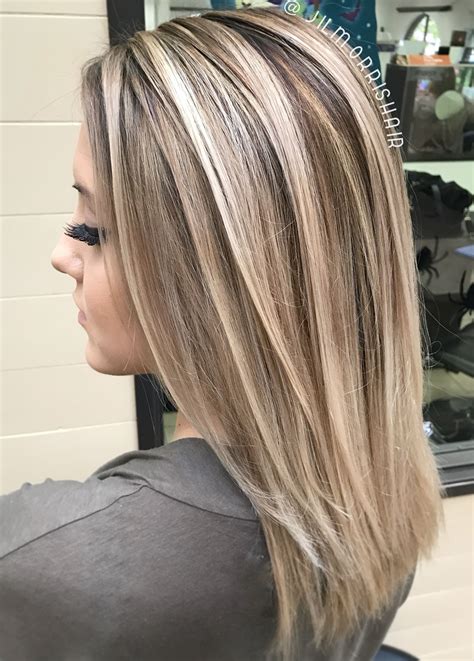 Cool ashy blonde balayage highlights with neutral shadow root | Balayage hair, Hair color ...