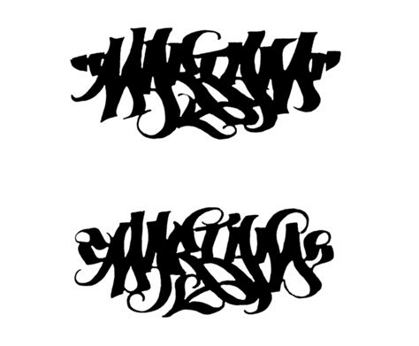 best graffiti 2011: Wildstyle Graffiti Letters "Mariam"