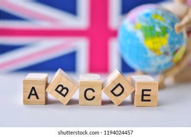 English Wooden Alphabet Block World Globe Stock Photo 1194024457 | Shutterstock