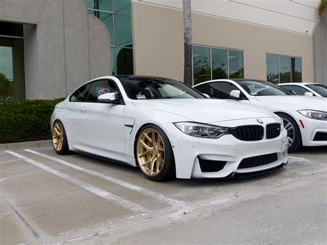 white M4 on gold rims! | MadWhips