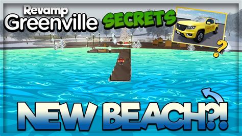 NEW BEACH IN Greenville!!!?? | LAKE SECRETS | Roblox Greenville Revamp ...