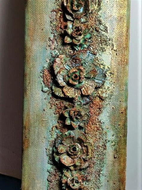 How to Create Corroded Metal Look With Art Anthology! | Styrofoam art, Metal art projects, Metal ...