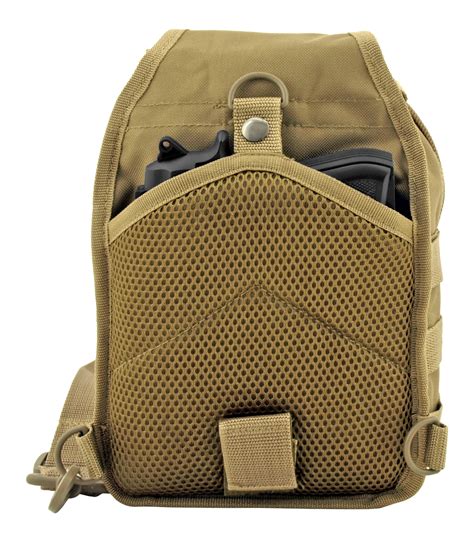 Concealed Carry Tactical Sling Bag - Desert Tan