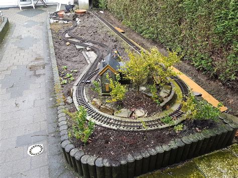 A Small Garden Railroad: Constructing the railway I - planning and starting