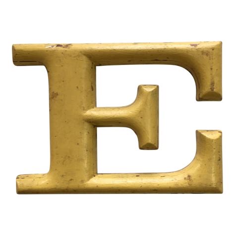 1940s French Letter “E” Sign | Chairish