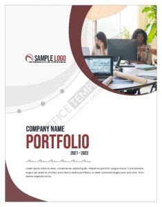 10+ Amazing portfolio cover page Templates in MS Word Format