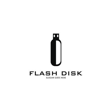 USB Flash Drive Stick Memory Icon Vector Logo Template Illustration Design 5309118 Vector Art at ...