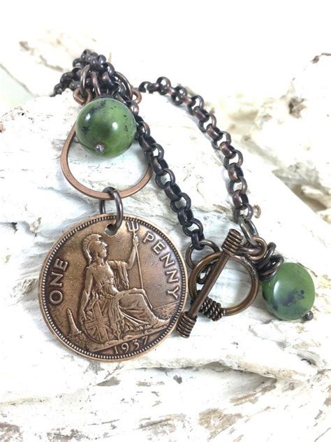 British Columbia Jade Pendant Vintage British Coin Reversible | Jade pendant, Pendant, Unique ...