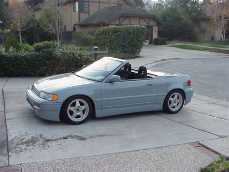 1988 Convertible Honda CRX HF custom body kit, ONLY 110,000 ORIGINAL ...