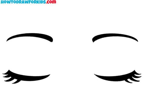 cartoon closed anime eyes drawing | How to draw anime eyes, Closed eye ...