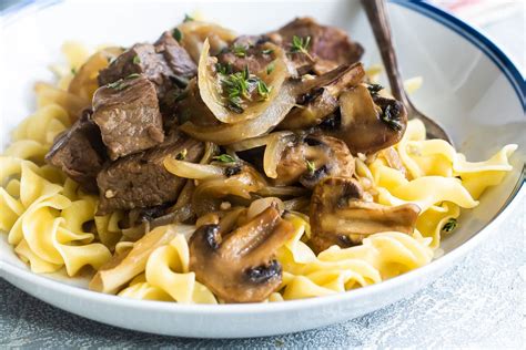 Steak Tips with Mushroom Gravy - Culinary Hill