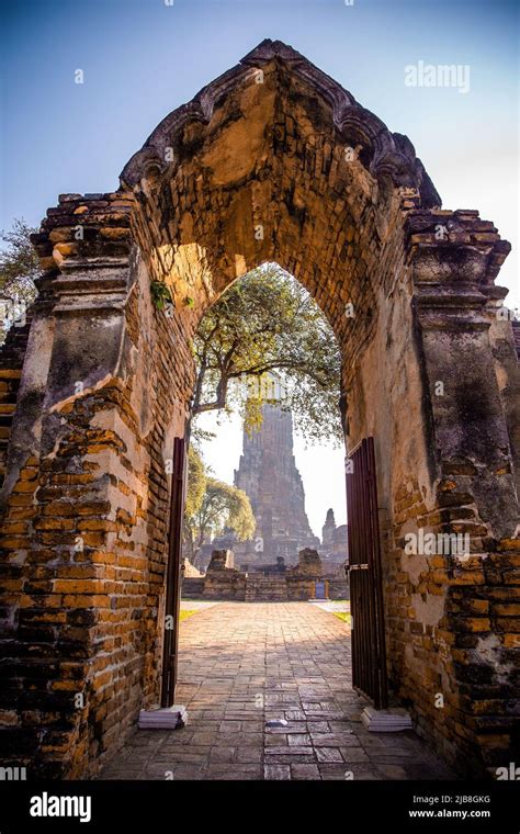 Wat Phra Ram ruin temple in Phra Nakhon Si Ayutthaya, Thailand Stock Photo - Alamy