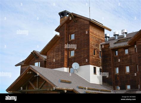 Ski resort in Santiago Chile Stock Photo - Alamy