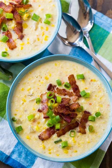 Crock Pot Corn Chowder - Spicy Southern Kitchen