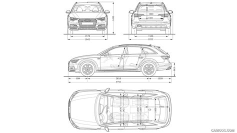 Audi A4 allroad quattro | 2017MY | Dimensions