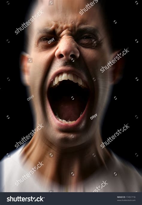 Angry Man Screaming Stock Photo 17451718 - Shutterstock