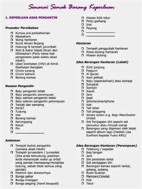 Senarai Semak Persiapan Perkahwinan.pdf [CRACKED]