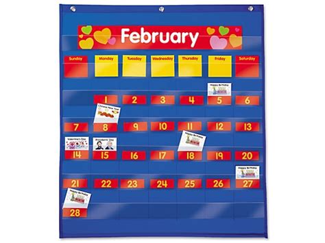 Classroom Calendar Pocket Chart at Lakeshore Learning