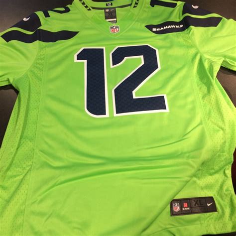 seattle Seahawks neon green uniforms tnf – TheCount.com