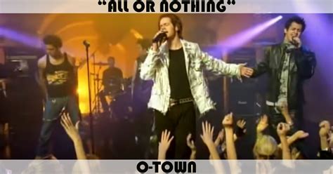 "All Or Nothing" Song by O-Town | Music Charts Archive