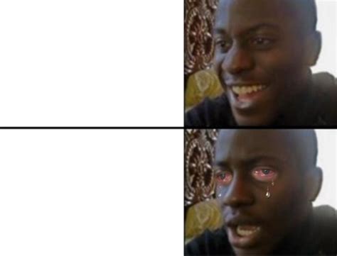 Disappointed crying black guy Blank Template - Imgflip