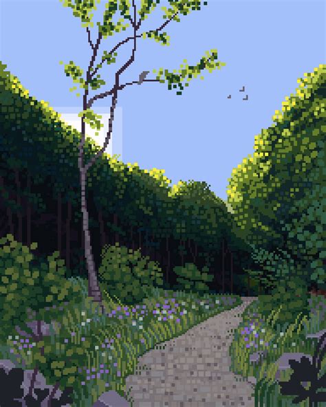 Forest Study : r/PixelArt