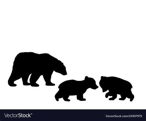 bear cub silhouette clip art 20 free Cliparts | Download images on ...