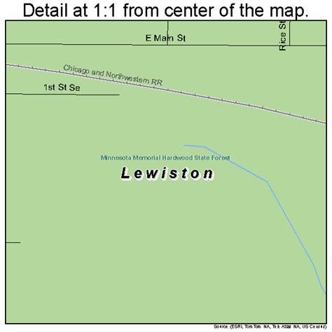 Lewiston Minnesota Street Map 2736800