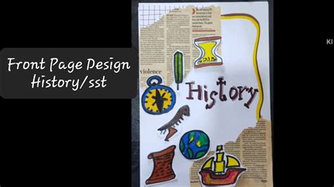 History Project Cover Page Designs