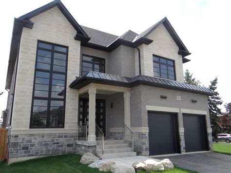 Black Windows New Custom House - Transitional - Exterior - Toronto - by ...