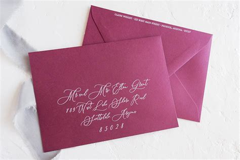 Addressing Wedding Invitations - Lauren Yvonne Design