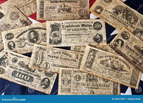 Confederate Money stock image. Image of historical, money - 38537007