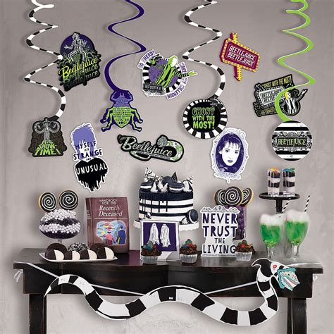 Beetlejuice Room Decorating Kit | Party City | Halloween party decor ...