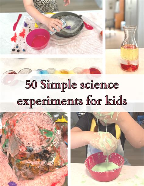 50 simple science experiments for kids 🧑‍🔬 🔬 💡 For at-home STEM learning