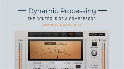 The Controls of a compressor - Music Tech Student